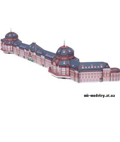 №9682 - Tokyo Station Marunouchi Building, Japan Mini Version (Canon) из бумаги