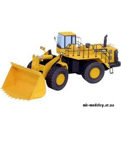 №9628 - Wheel Loader (Canon) из бумаги