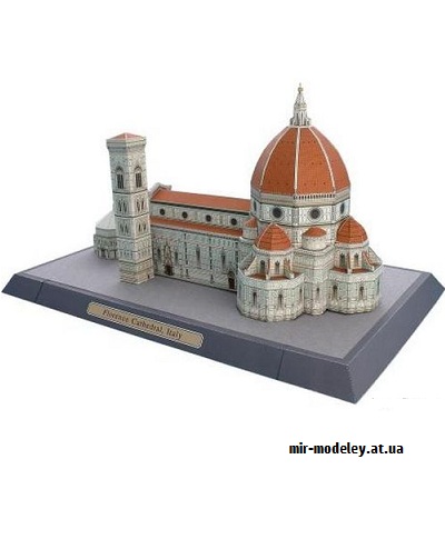 №9659 - Florence Cathedral, Italy (Canon) из бумаги