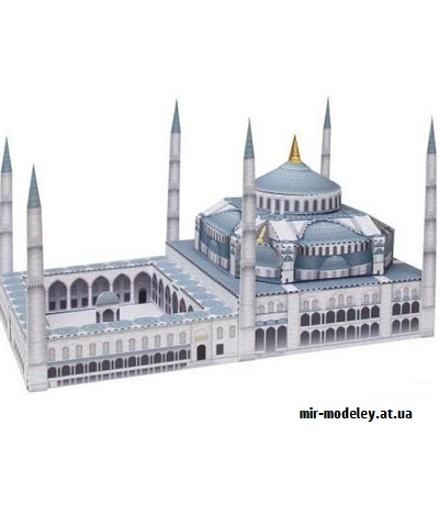 №9680 - Sultan Ahmet Camii, Turkey Mini Version (Canon) из бумаги