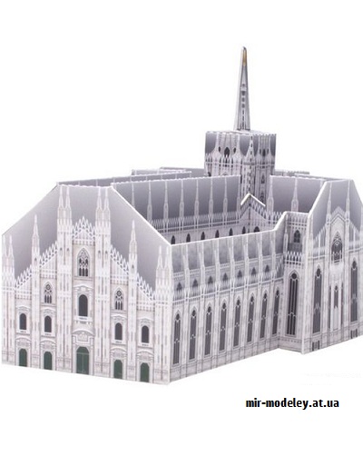 №9664 - Milan Cathedral, Italy Mini Version (Canon) из бумаги