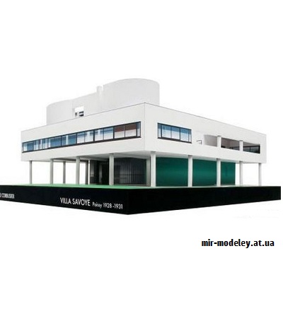 №9663 - Le Corbusier Villa Savoye (Canon) из бумаги