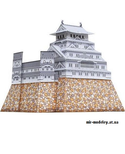 №9661 - Himeji Castle, Japan Mini Version (Canon) из бумаги