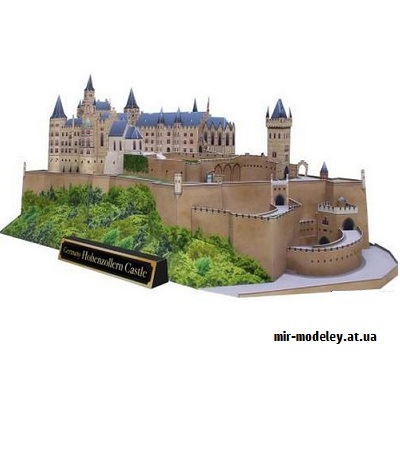 №9675 - Hohenzollern Castle, Germany (Canon) из бумаги