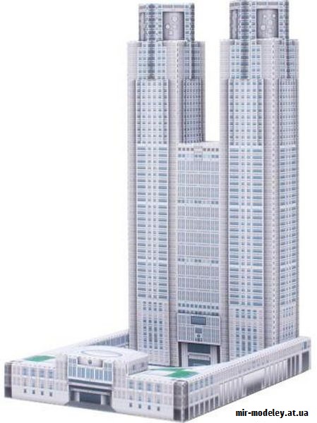 №9681 - Tokyo Metropolitan Government Building, Japan Mini Version (Canon) из бумаги