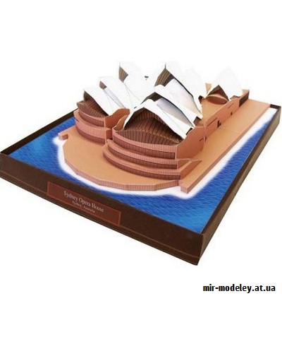 №9690 - Sydney Opera House, Australia (Canon) из бумаги