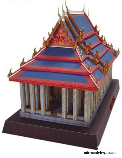 №9692 - Temple of the Emerald, Thai (Canon) из бумаги