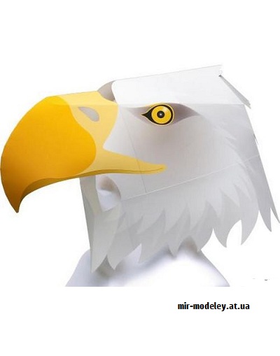 №9752 - Full Head Mask Eagle - Маска орла (Canon) из бумаги