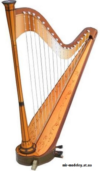 №9724 - Harp (Canon) из бумаги