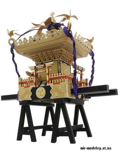 №9735 - Mikoshi (Portable Shrine) (Canon) из бумаги