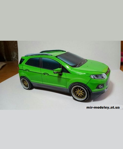 №10286 - Ford EcoSport (Kin Shinozaki - Kirzik) из бумаги